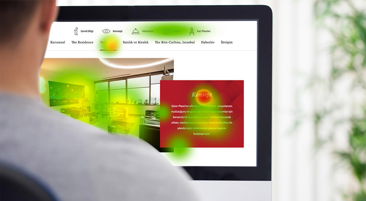 neuromarketing web sitesi eye tracking heatmap