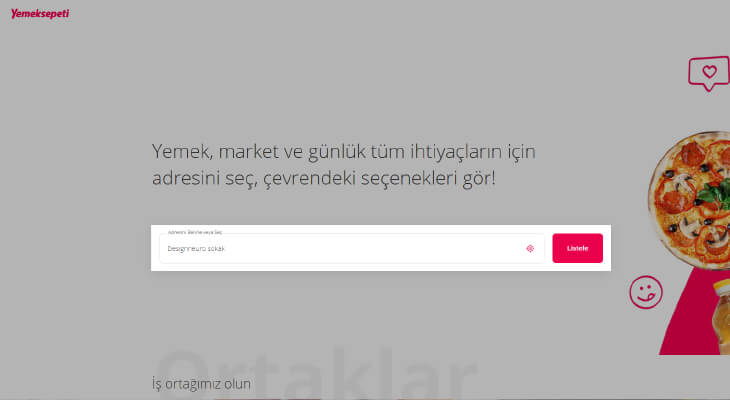 Yemeksepeti: Adres Seçmek mi Restoran Seçmek mi Önemli?