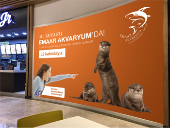 emaar mall outdoor branding