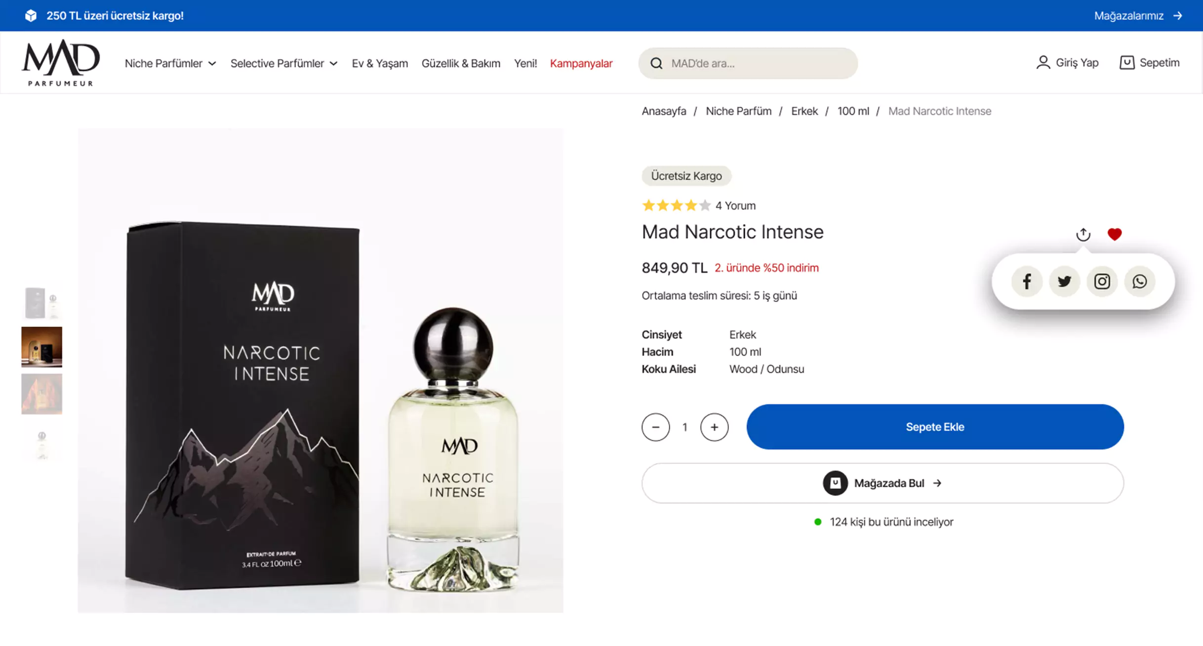 Mad Parfumeur E-Commerce Website