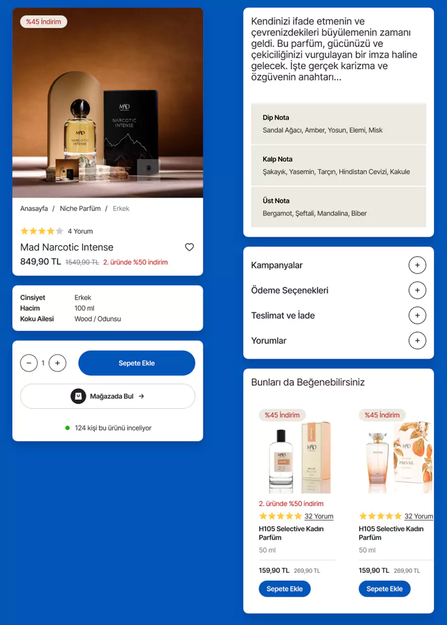 Mad Parfumeur E-Commerce Website