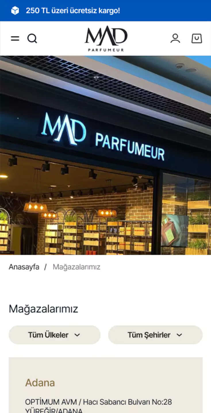 Mad Parfumeur E-Commerce Website