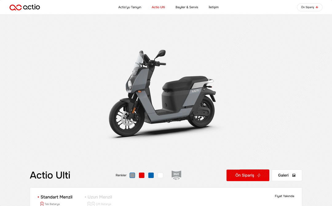 Actio Mobilite E-Commerce Website
