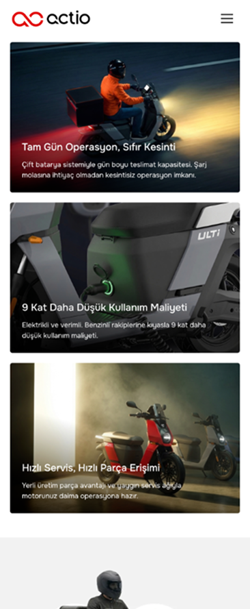 Actio Mobilite E-Commerce Website